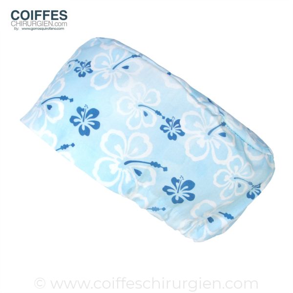 Calots Chirurgie Bleus Fleurs Aquarelle Hawaii - 385